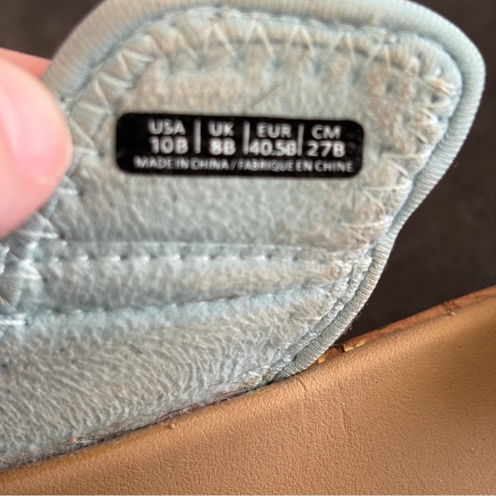 Spenco Light Blue Orthotic Slide Sandals – Women’s 10B - Picture 4 of 6